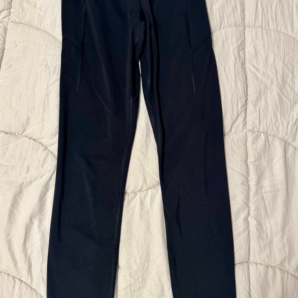 Victorias Secret PINK Black Athletic Leggings Full Length Size Small